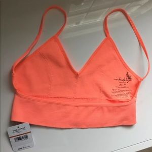 NWT free people low back seamless bralette XS/S